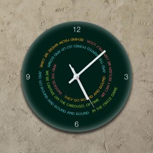 Glass Clock – The Circle Game