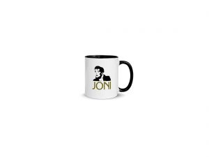 Joni – Version 1 (11 oz. Coffee Mug with Black Rim, Inside, and Handle)